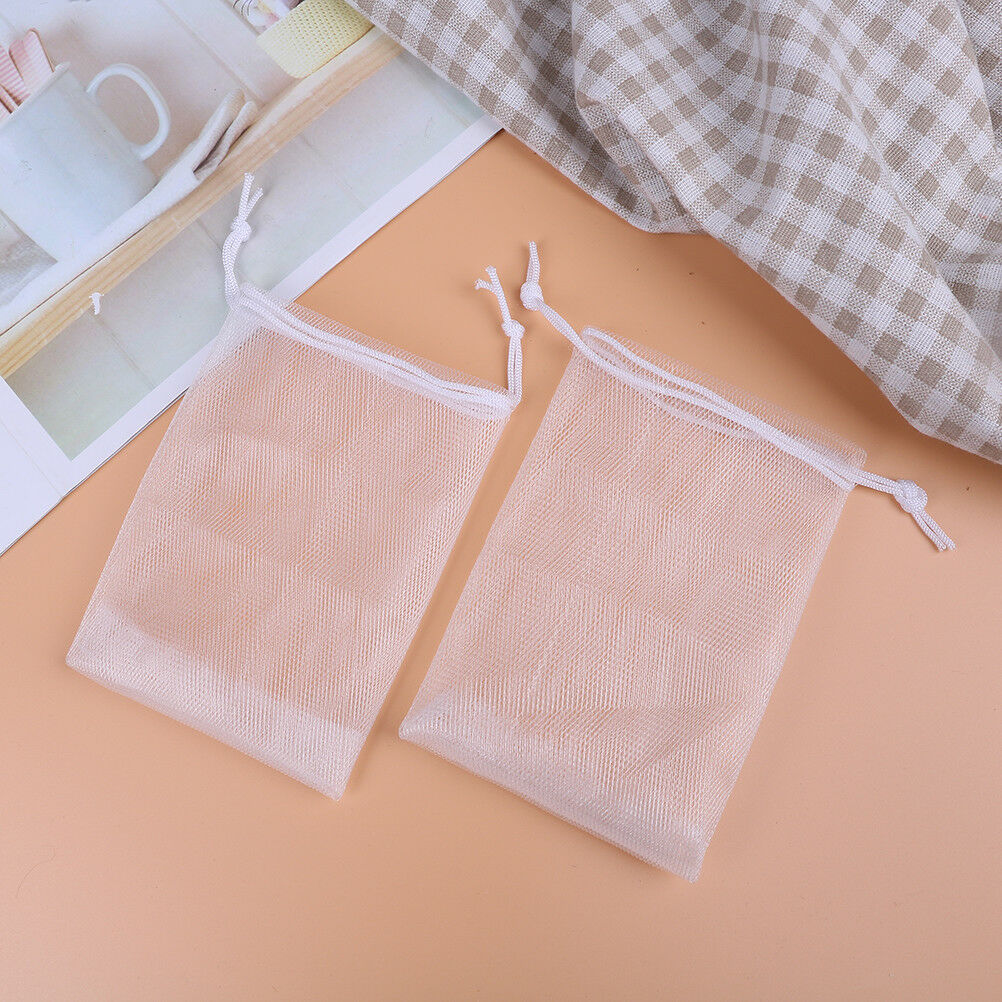 2X Soap foaming netsaver bag suds skin care bubblemaker bath easy bubble m.l8