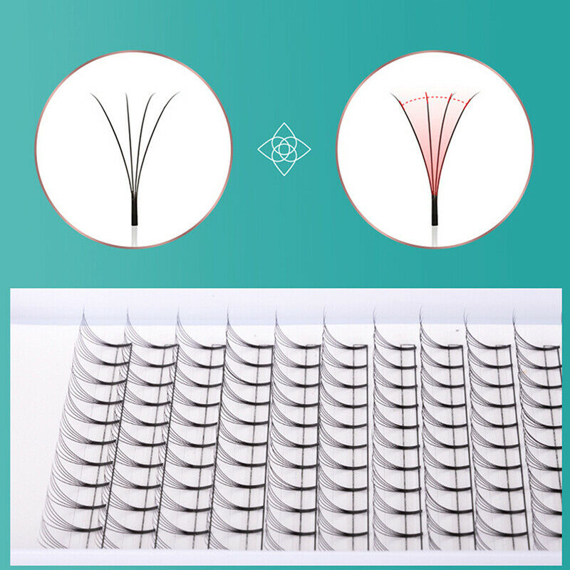 Lashes Premade Wide Fans Short Stem Russian Volume Professional Eyelash MinkBDA