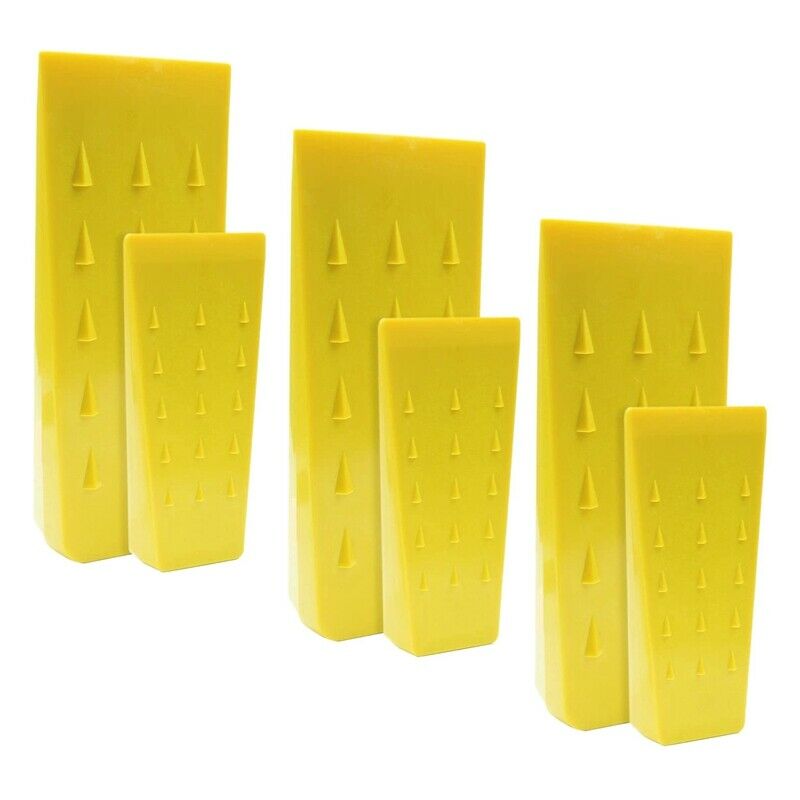 6 Pcs Felling Wedges Tree Felling Wedges Chainsaw Loggers Supplies Plastic TreF6
