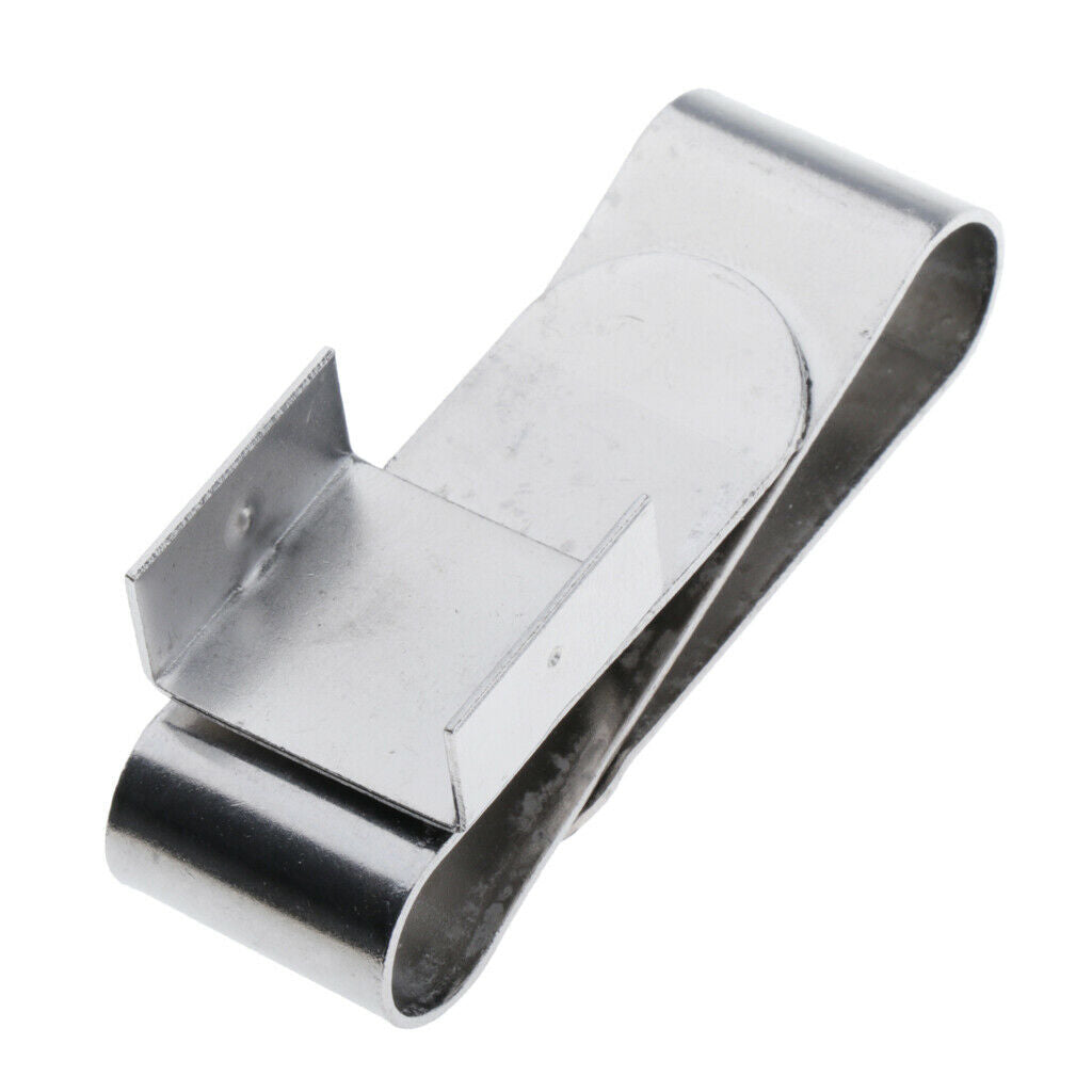 Metal Pool Cue Chalk Holder Magnetic Snooker Chalks Case Collector with Belt