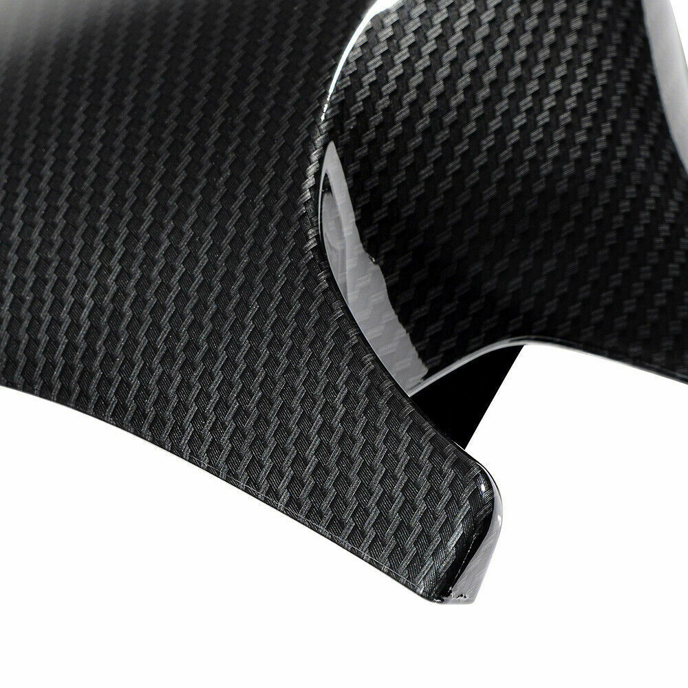 2pcs Carbon Fiber Style Mirror Cover Cap Fit For BMW E90 E93 PRE-LCI 2005-2009