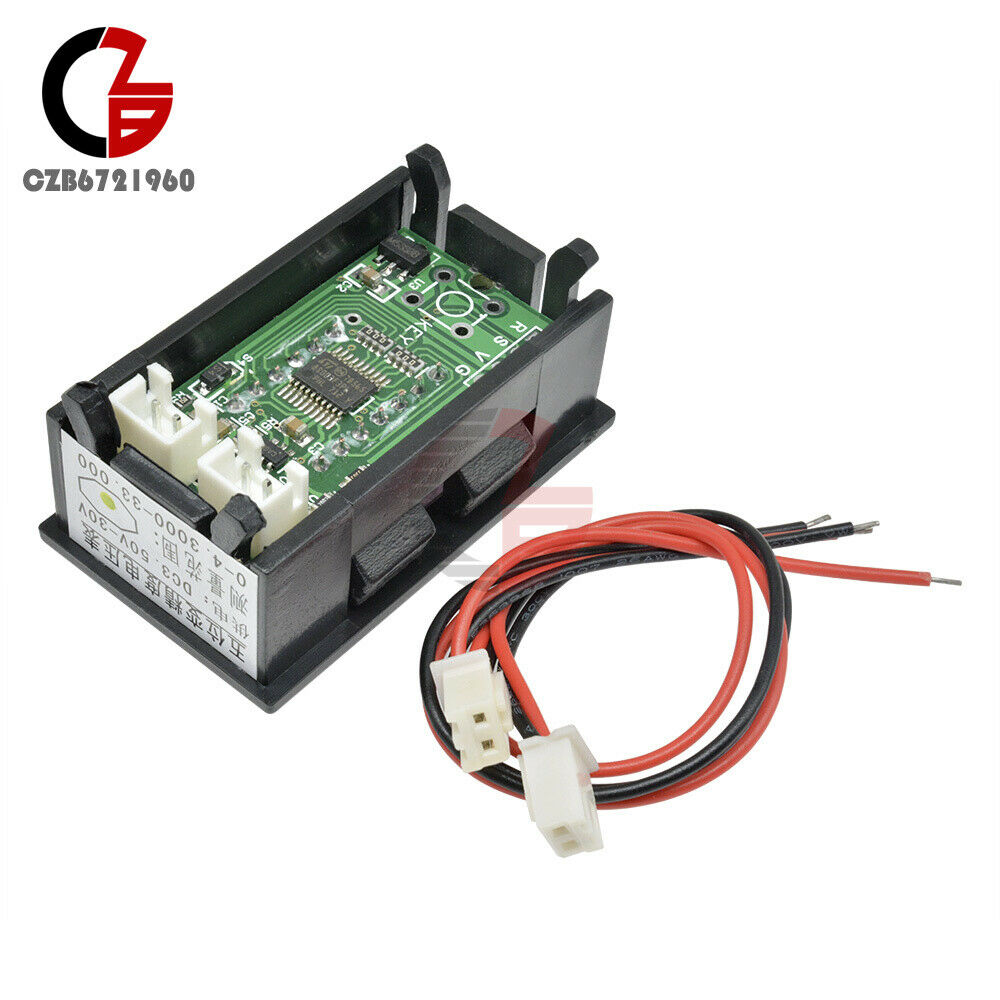 Red 5 Digit DC 0-4.3000-33.000V Precision Digital Voltmeter Voltage Metre Panel