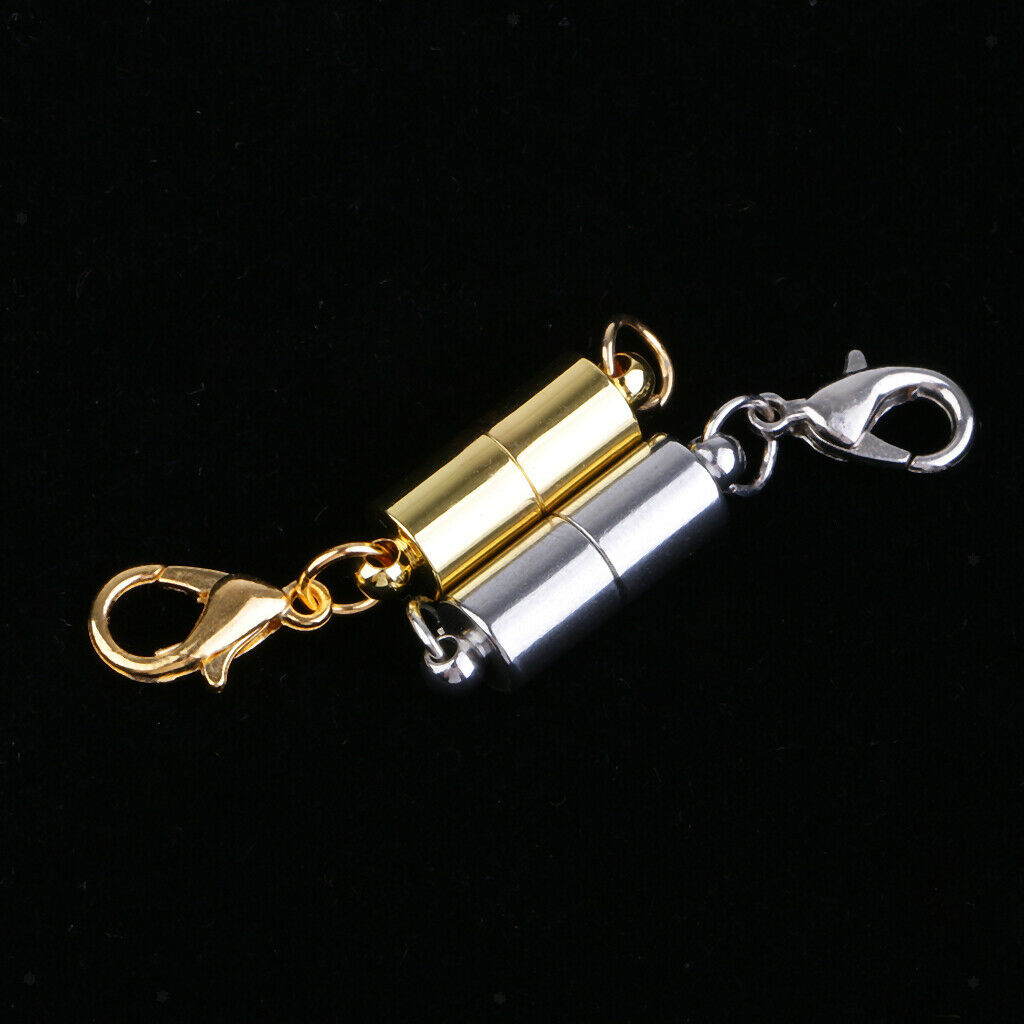 2 Colors Stainless Steel Copper Magnetic Necklace Clasps For Jewelry Making