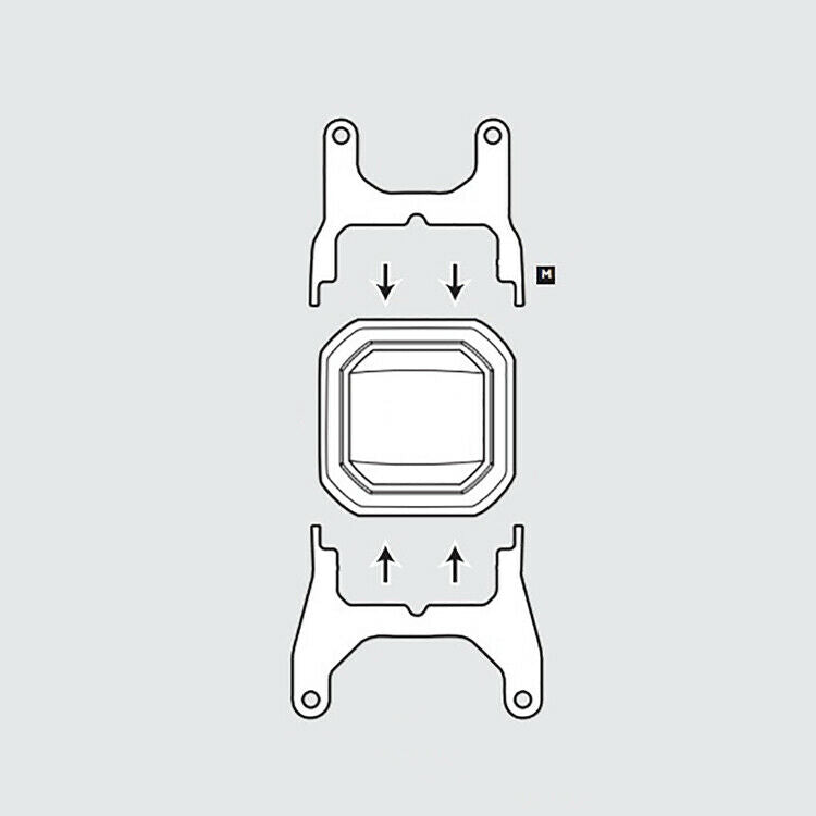 For Corsair Hydro Series H60 H100i H115i H150i Metal Buckle Mounting Bracket