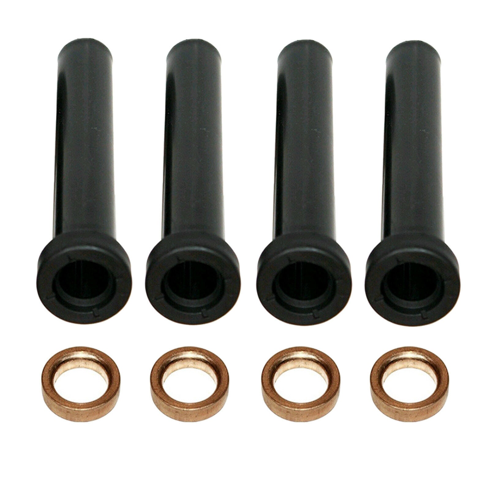 4 Pack Front A-Arm Long Bushings with Spacers Washers for Polaris Sportsman 500