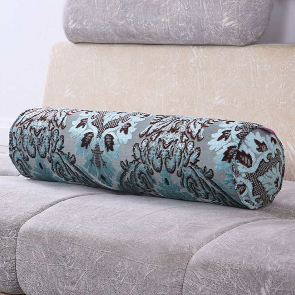 2pcs Cylinder Cervical Roll Pillow Head Lumbar Neck Support Cushion Washable