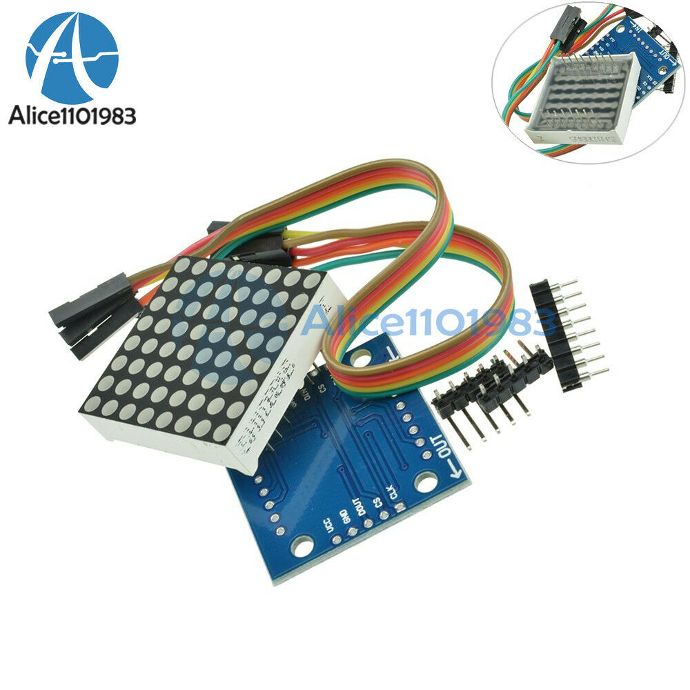 10PCS Arduino microcontroller MAX7219 dot matrix module control Display DIY KIT