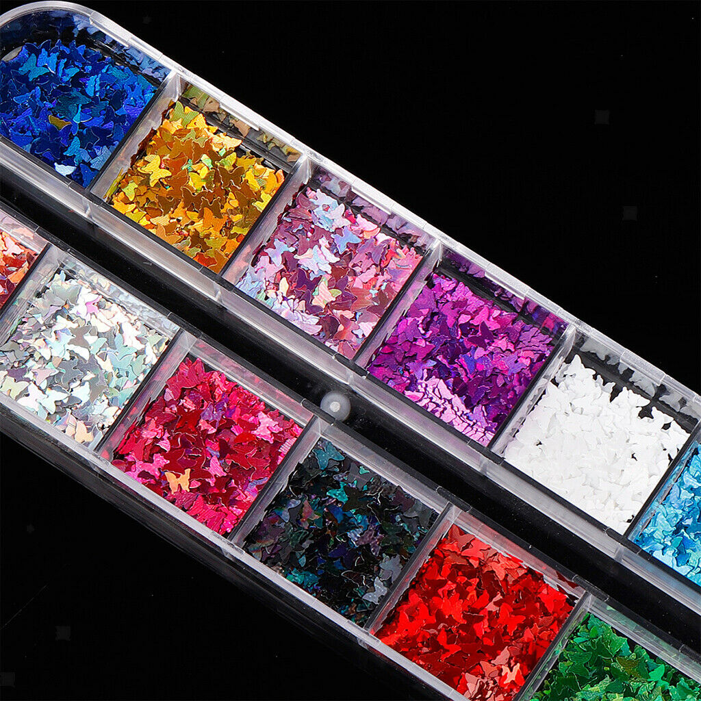 Nail Sequins Paillettes Flakes Manicure Nails Kits Art Supplies Decals