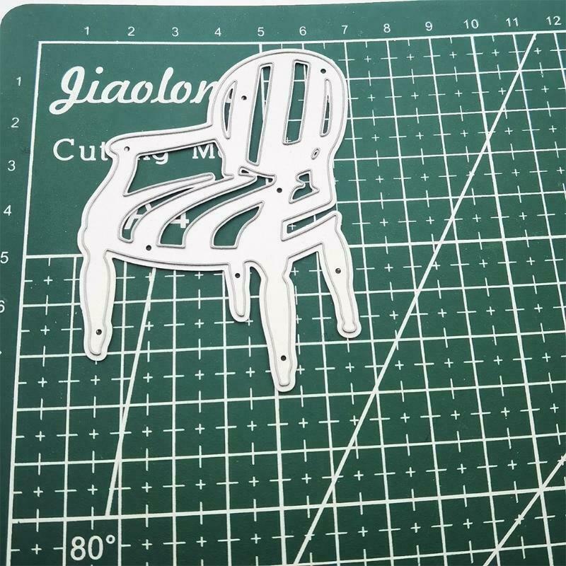 Chair Metal Cutting Dies Stencil DIY Scrapbooking Album Paper Card Template Mold