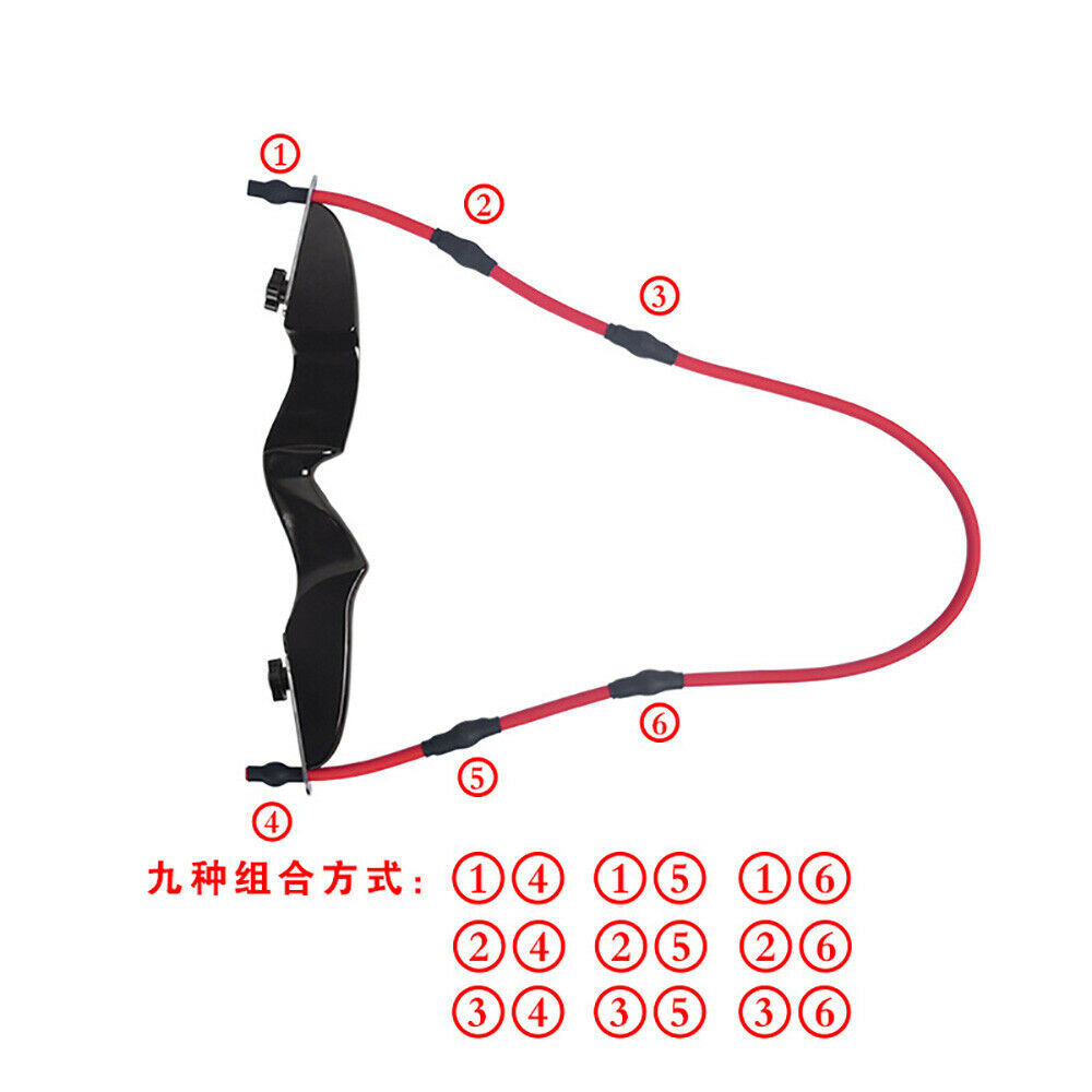 Archery Training Band Bow Riser Strength Posture Exerciser Puller Adjustable