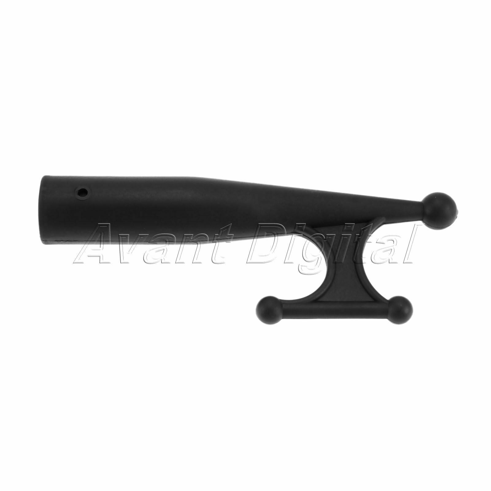 1x Boat Hook Nylon Black Fit For 1" Round Telescopic Poles Tubes Pipes Replace