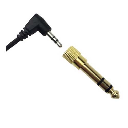 10pcs 3.5mm  Headphone Stereo Adapter to 6.35mm Jack Earphone 1/4" Audio Adaptor