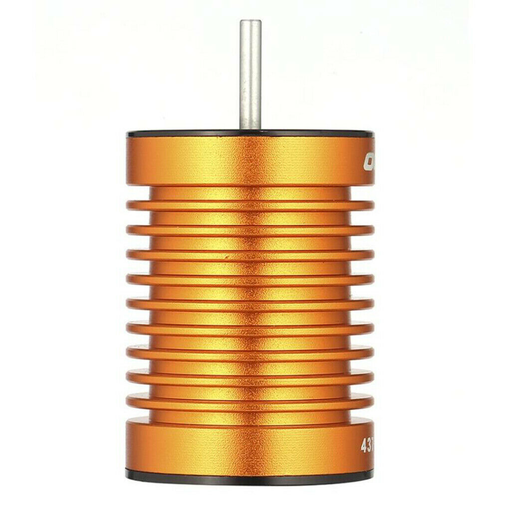 9T 4370KV 4 Pole Motor Without Broom Without Sensor Spare Part For 1:10 RC