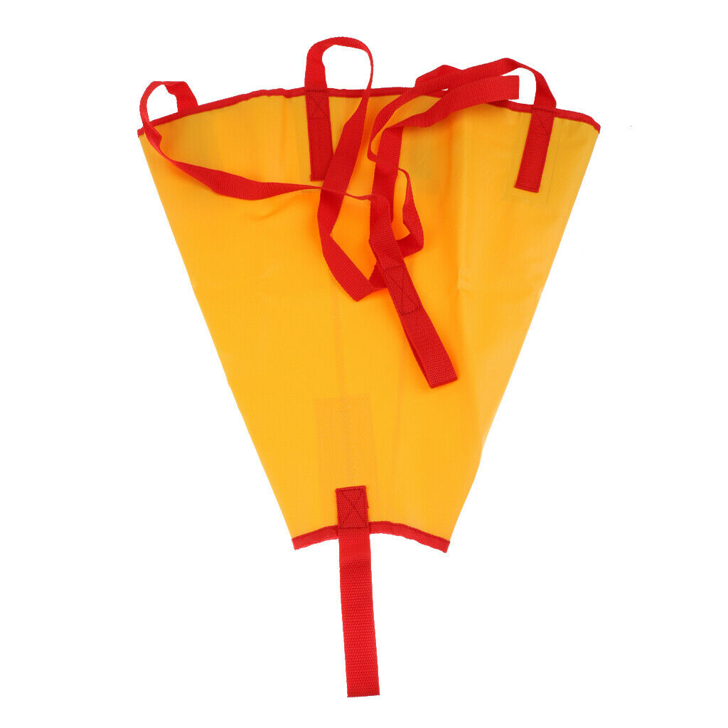 18" Drift Sock with Throw Tow Line Sea Brake for Yacht Kayak Sail Boat