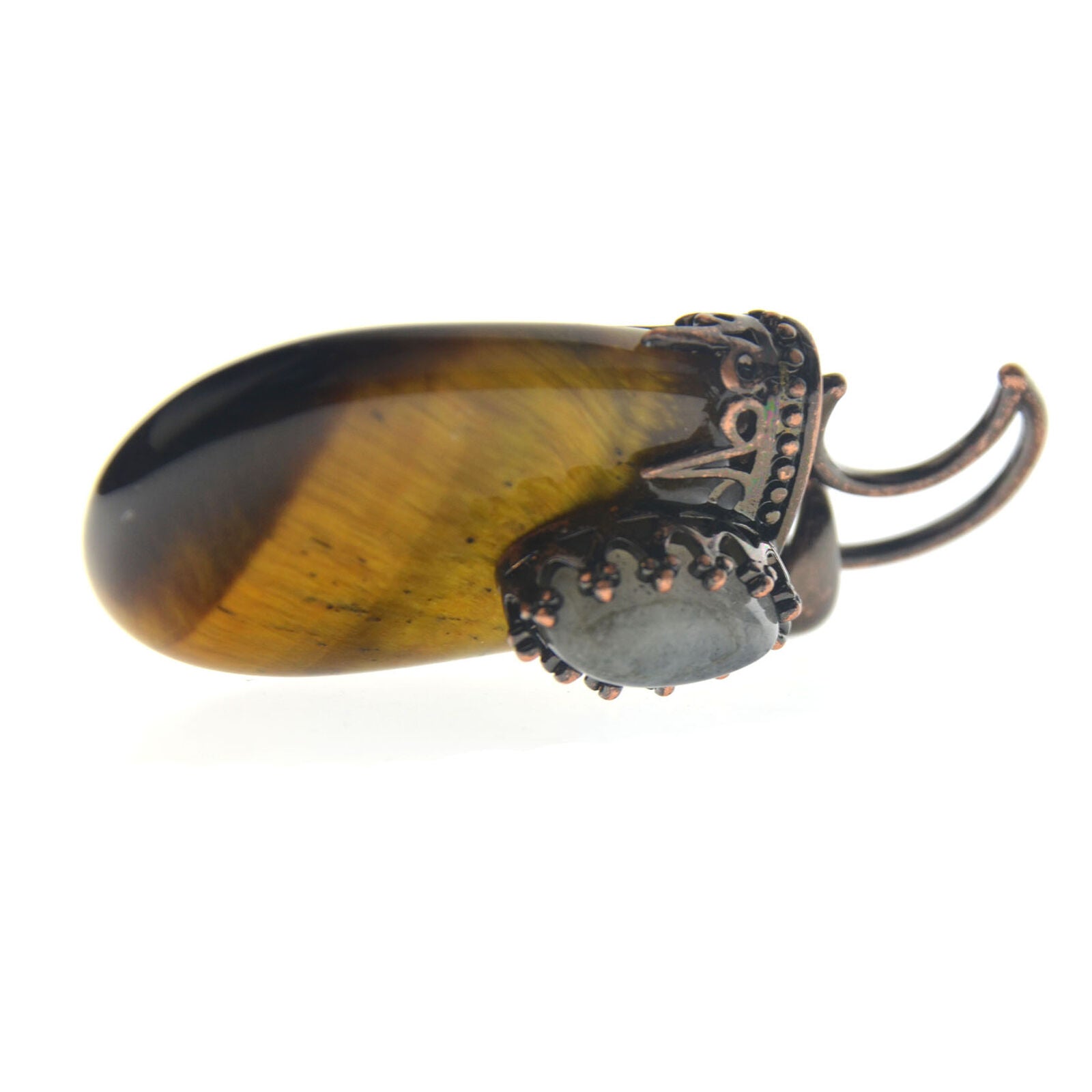 1pc Tiger eye Labradorite Stone Pendant Energy Reiki Healing Amulet New