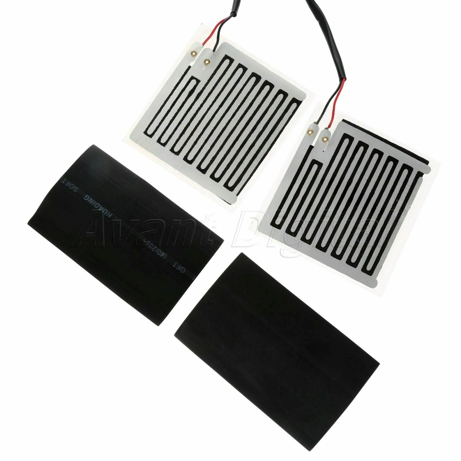 2Pcs Quick Heated Motorcycle Hand Grips Handlebar & Heated Resistant Covers Set