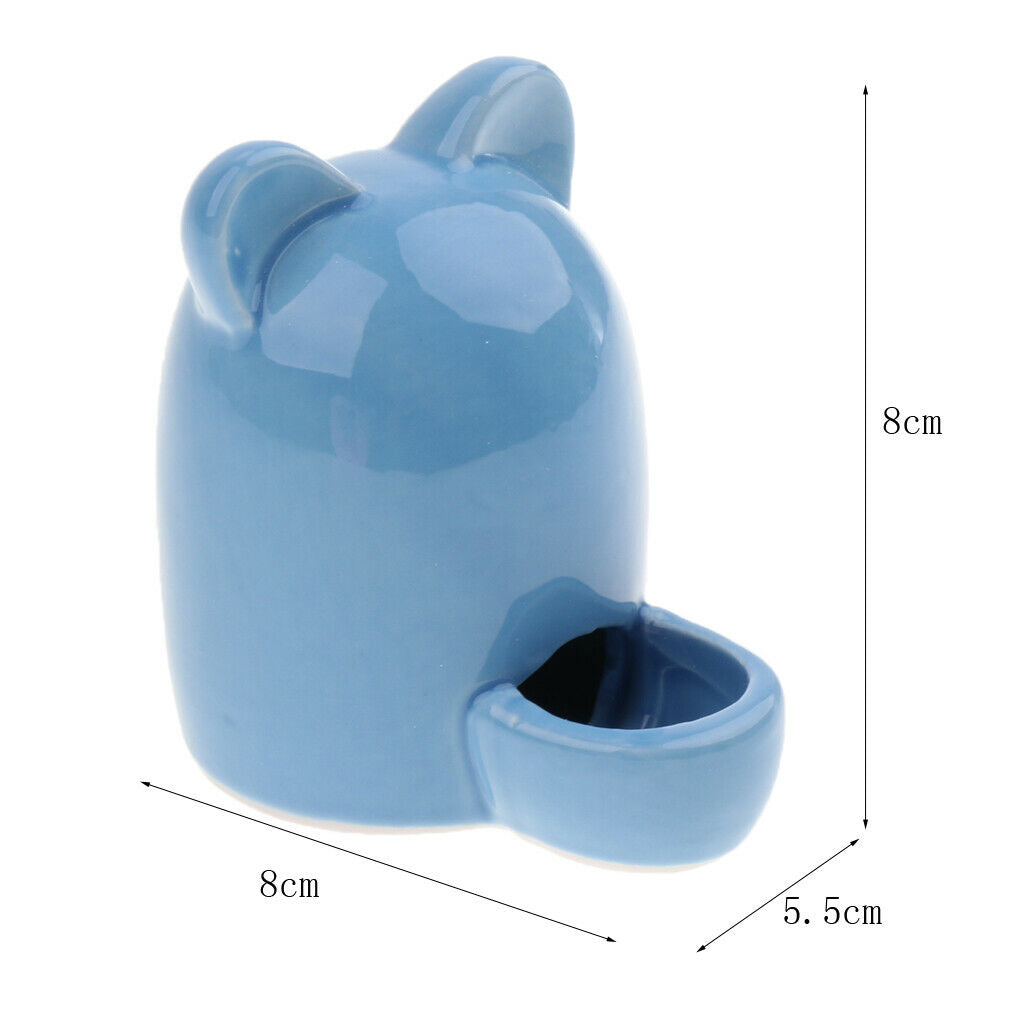 Blue Automatic Pet Feeder,Bird Hamster Small Animal Feeder, Automatic Feeding