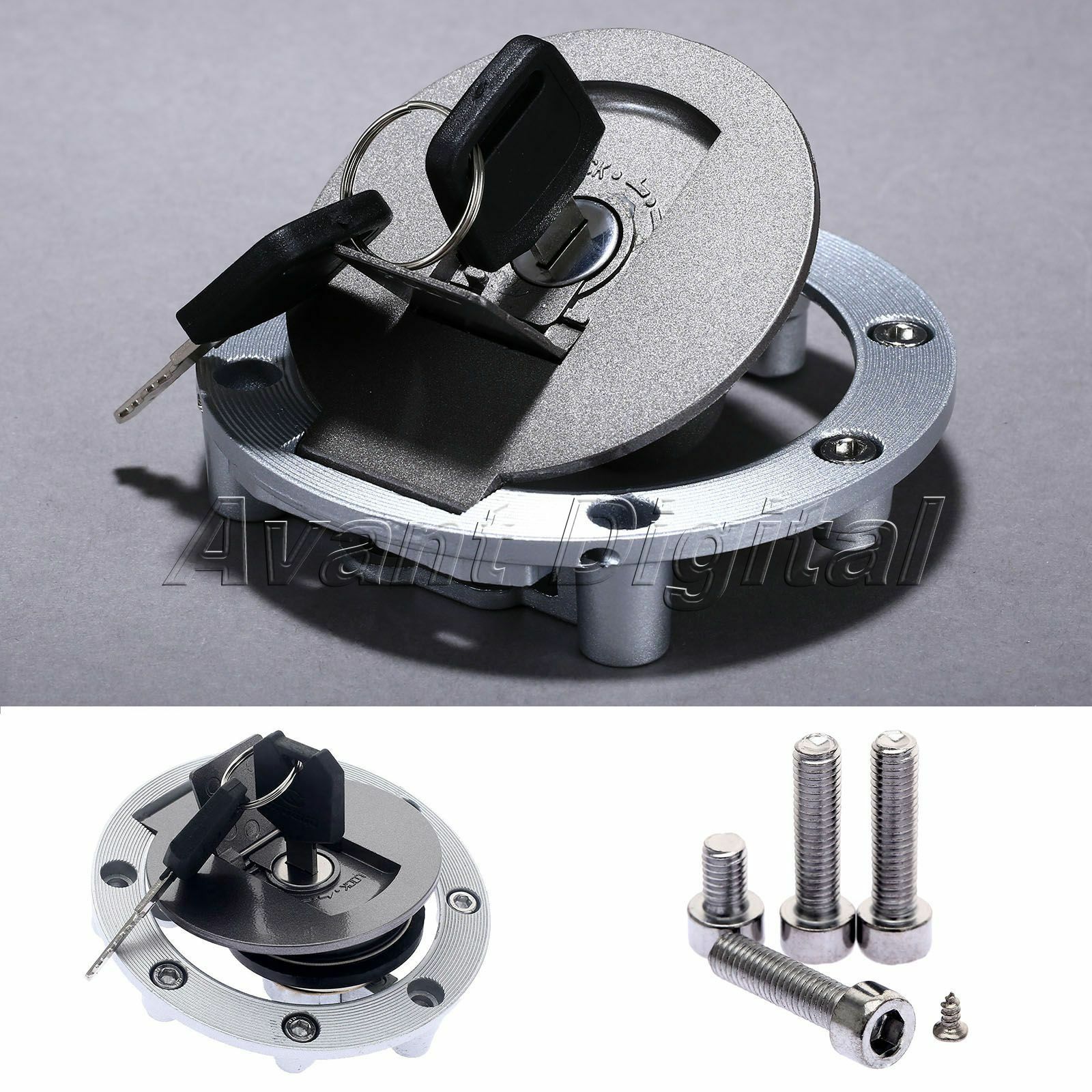 Car Fuel Gas Tank Cap Cover Key Fit for Yamaha FZR1000 1995 1994 1993 1992 1991