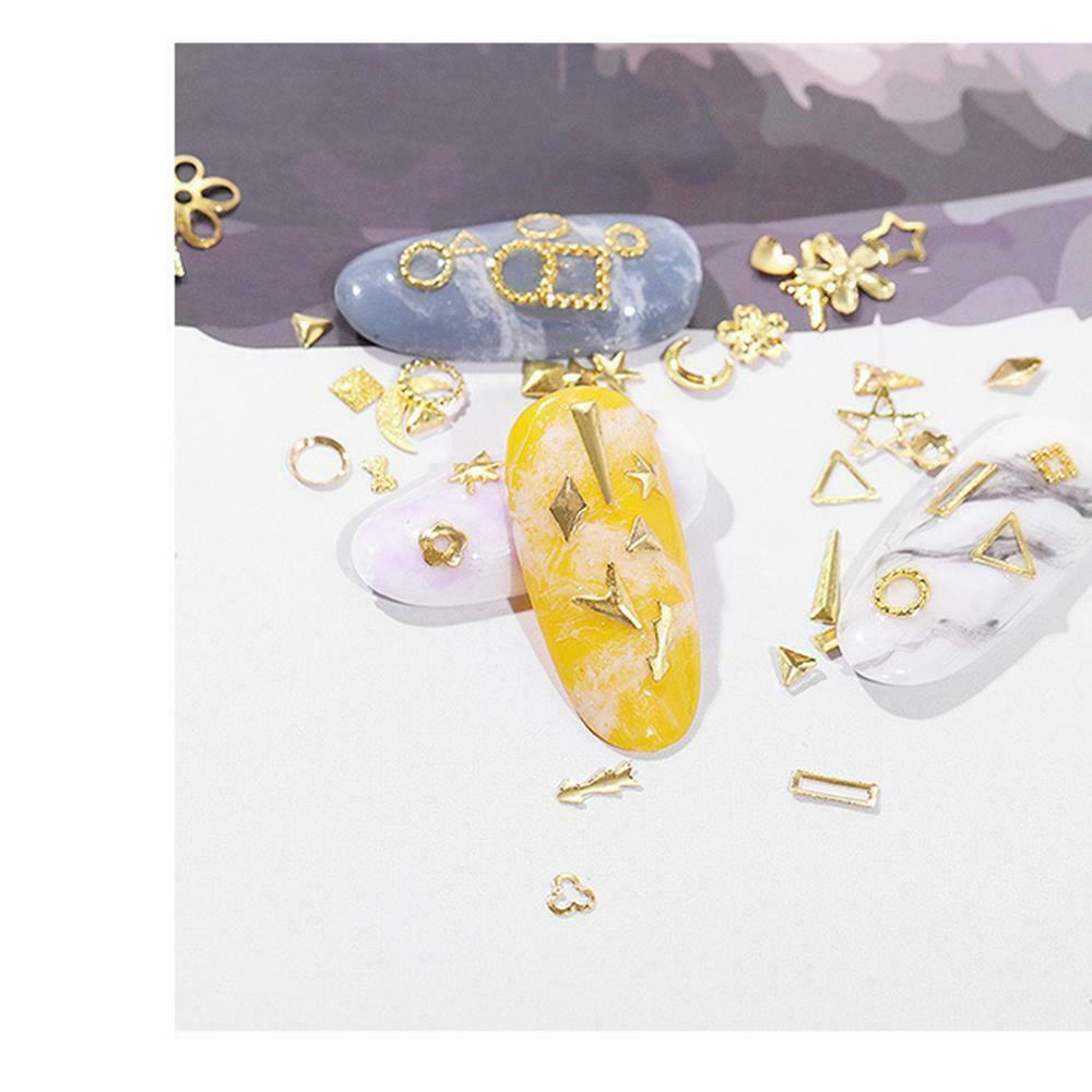 Decoration DIY Hollow Manicure Design Nail Art Polish Metal Nail Rivet Stickers