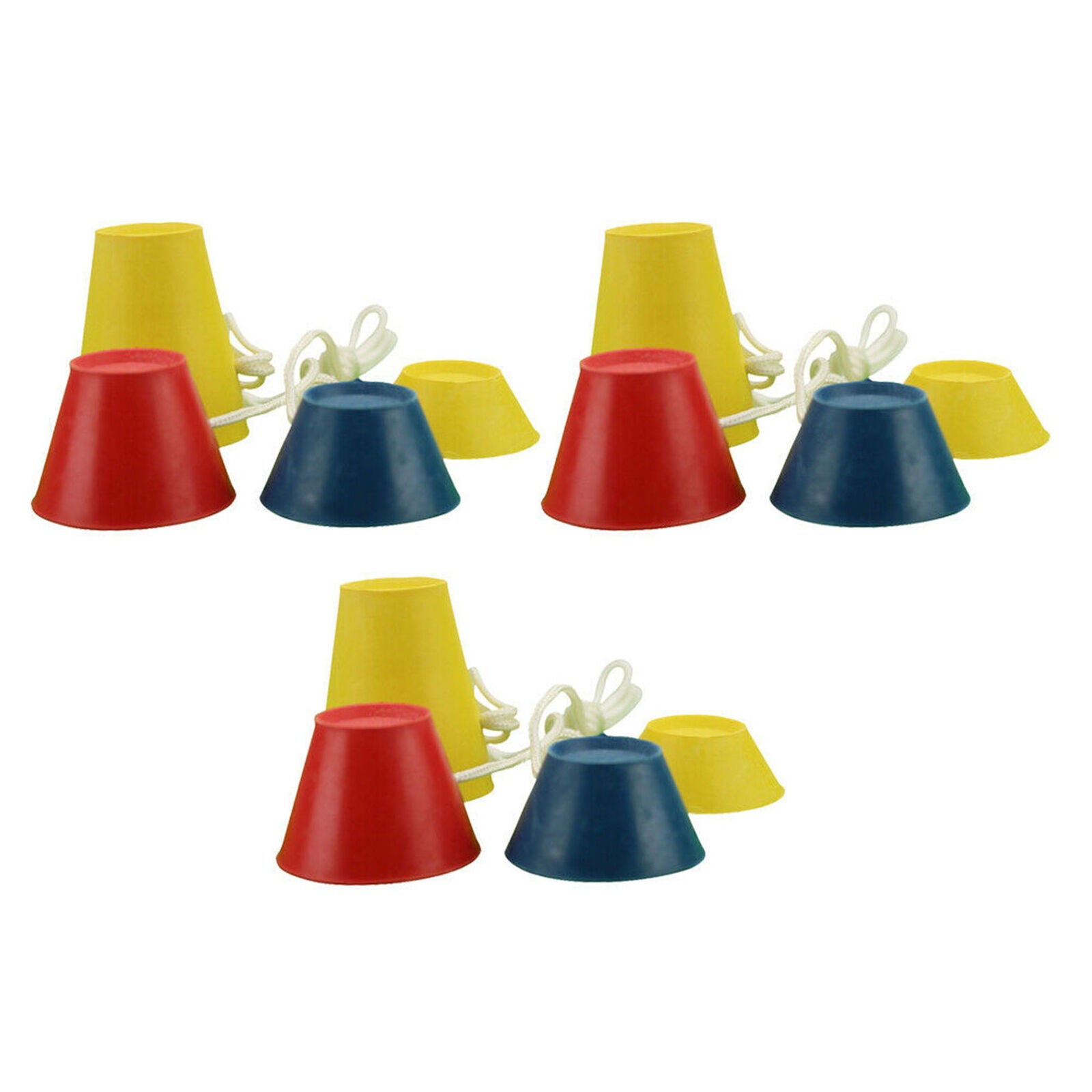 12pcs Rubber Winter Golf Tees Stringed Pyramid Tee Training Aids Equipment