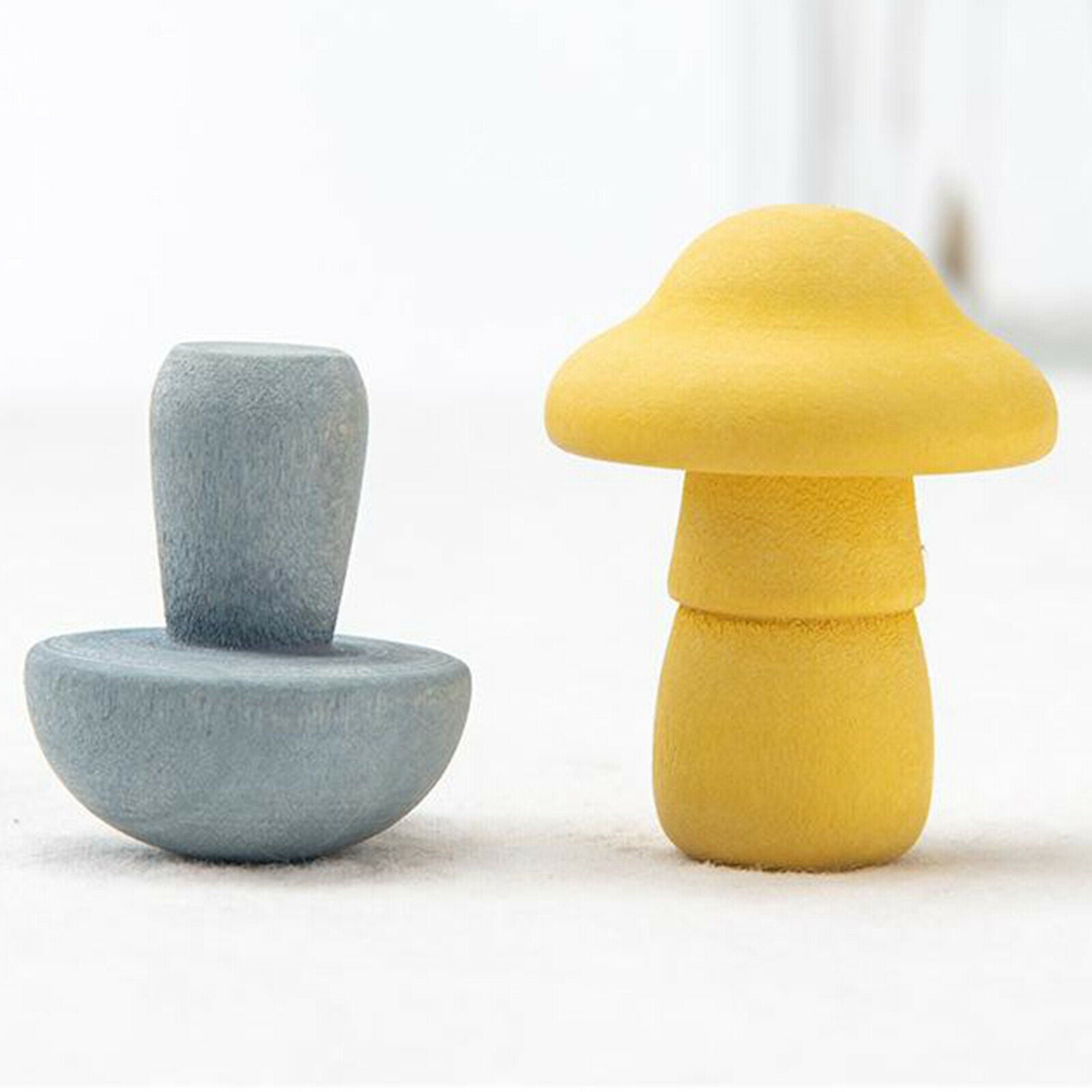Wooden Mushroom Harvesting Catching   Educational Game for Toddler Toys