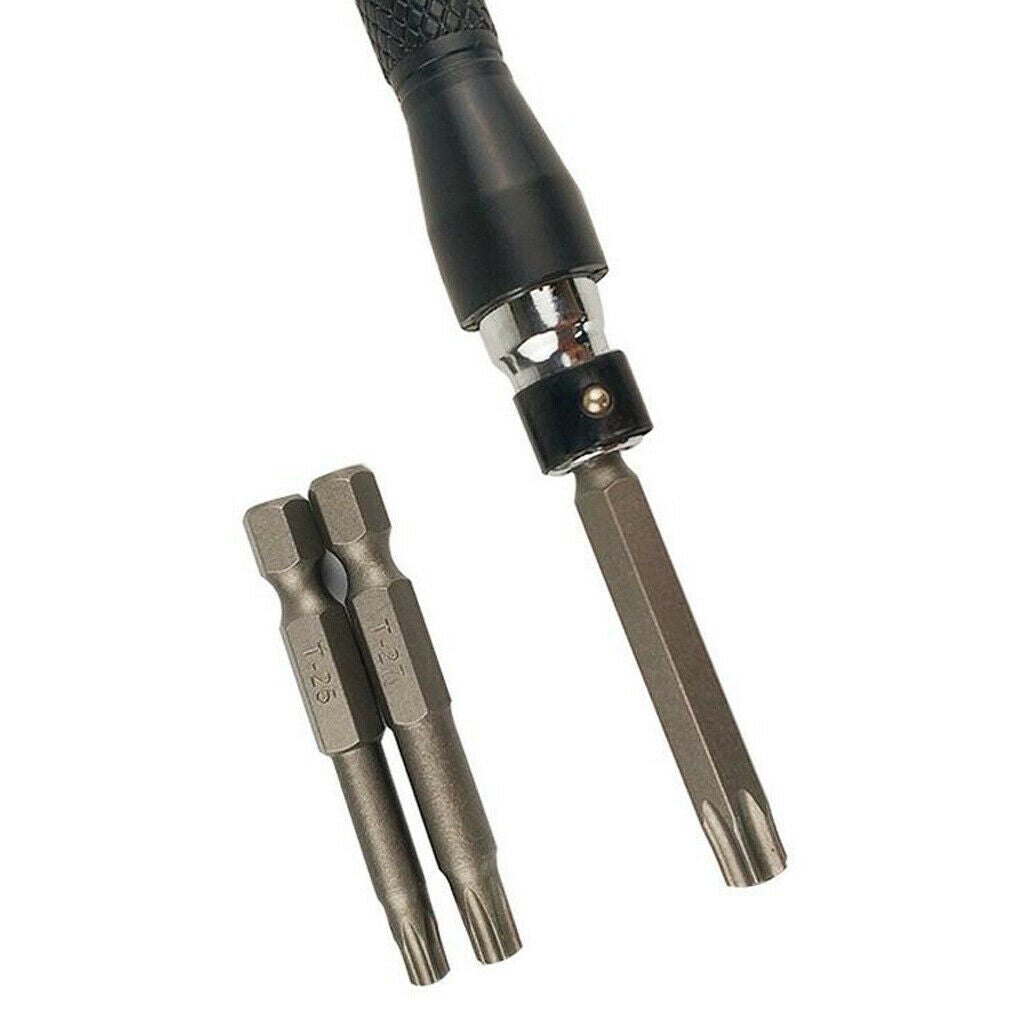 2 Packs 1/4'' Dual-drive Head  Ratchet Wrench Screwdriver Bit And Socket