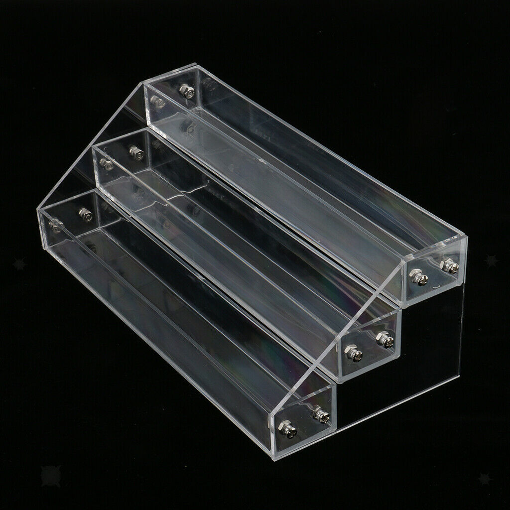 Acrylic 3 Tiers Tattoo Ink Nail Polish Display Stand Rack Organizer Holder