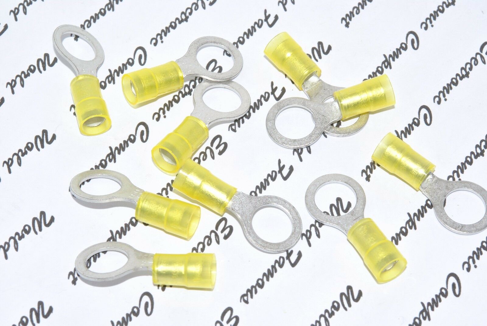 10pcs - PANDUIT PN10-38R-D STUD3/8 12-10AWG PRESSURE TERMINAL CONNECTOR