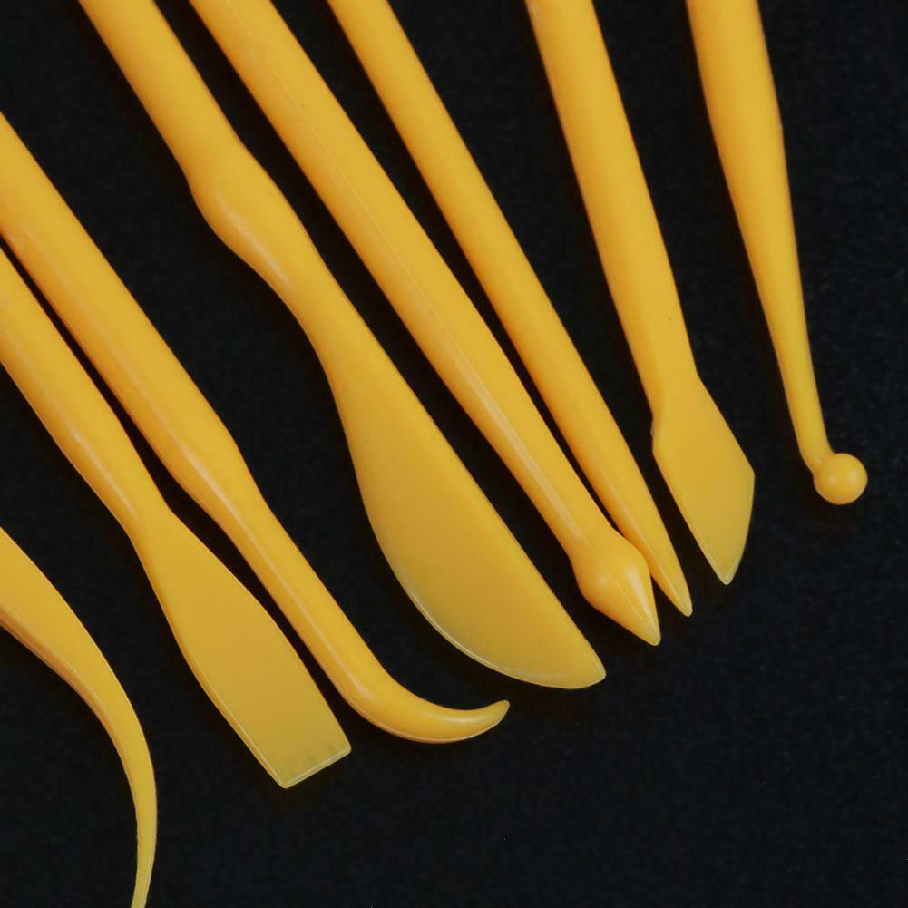 14pcs Plastic Cake Carving Pottery Shaper DIY Baking Sculpture Tools  @