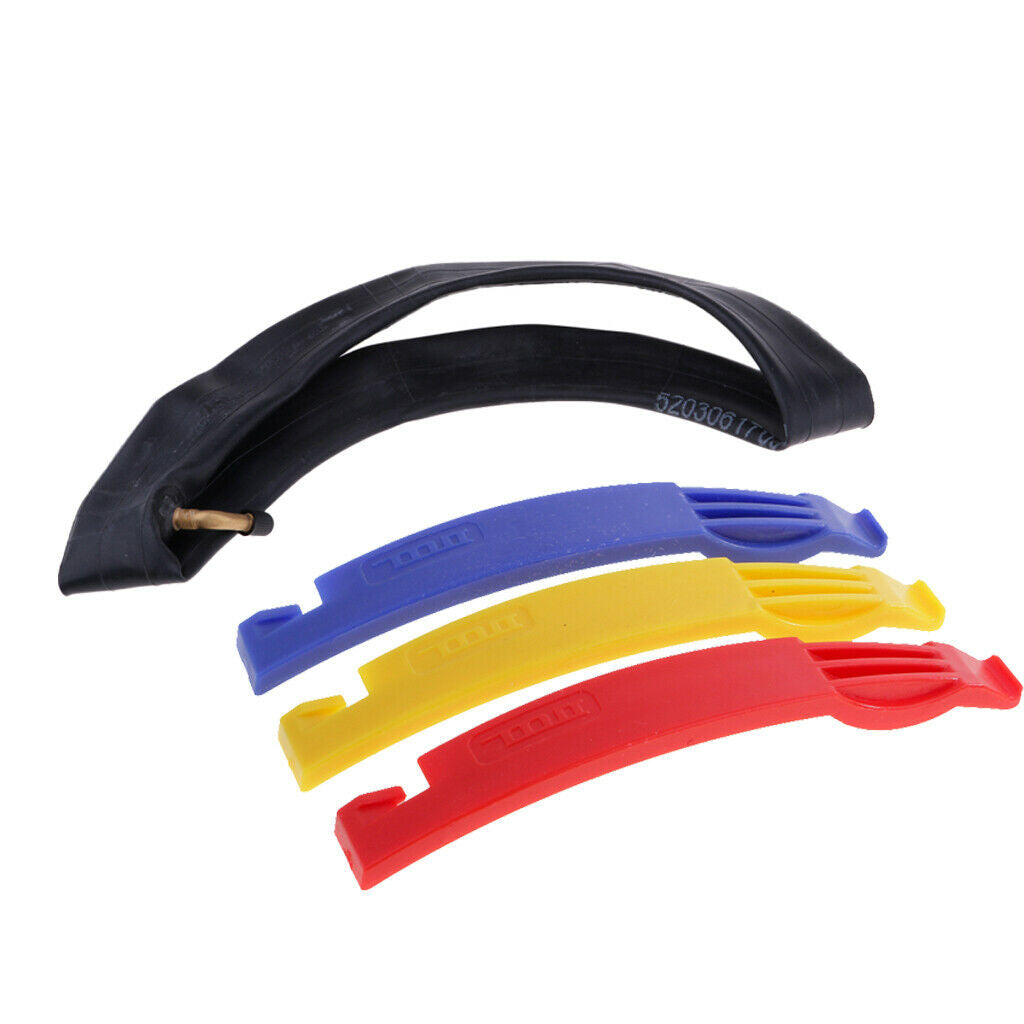 3 Pcs Durable Plastic Tyre Tire Levers Set and Inner Tube Replacement Set for