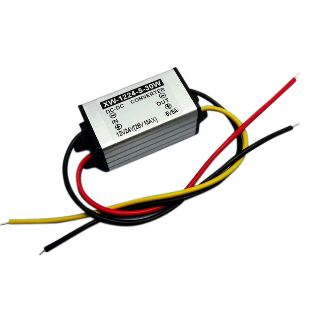 DC12V To DC5V 6A 30W Step Down Power Supply Converter Regulator Module
