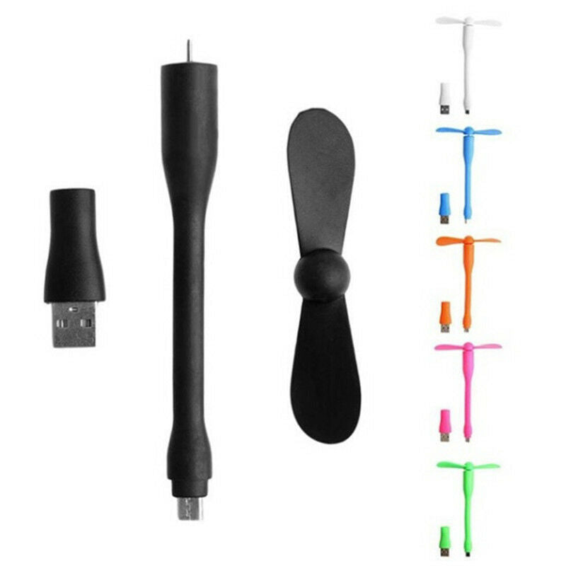 Travel Mini USB Cooling Fan Gadget Charge For All Power Supply USB Output.l8
