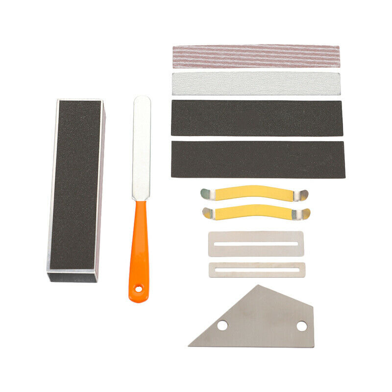 1Set Guitar Fingerboard Luthier Tool Guitar Fret Crowning File Leveling BeamBDA