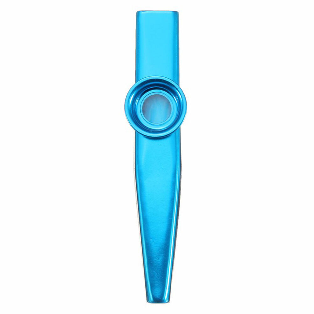 Kazoo Metal with Flute Diaphragm Gift for Kids Music Lovers 6 Colors S-P.l8