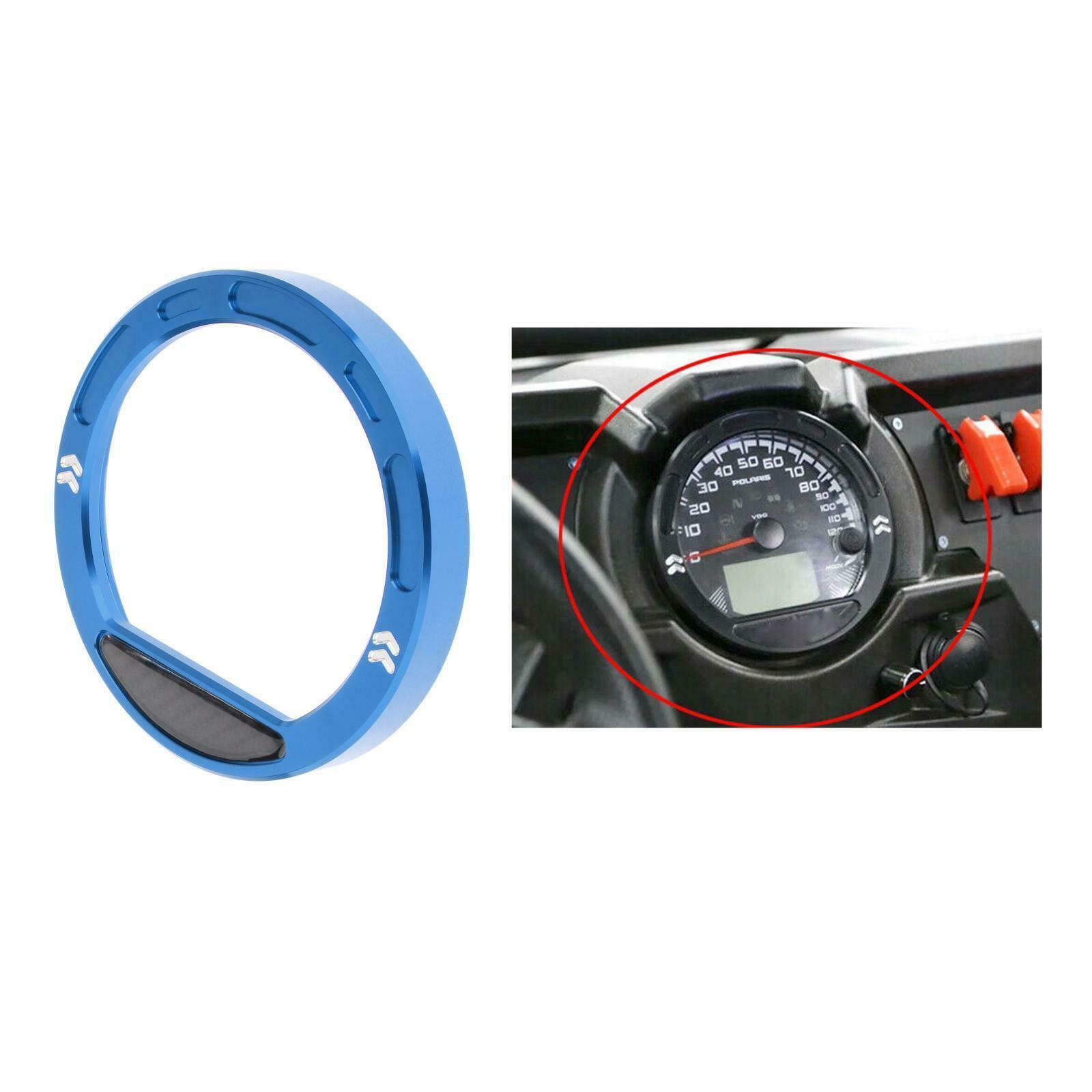 Speedometer Guage Bezel Trim Ring for Polaris RZR 570 800 900 RZR 1000 Blue