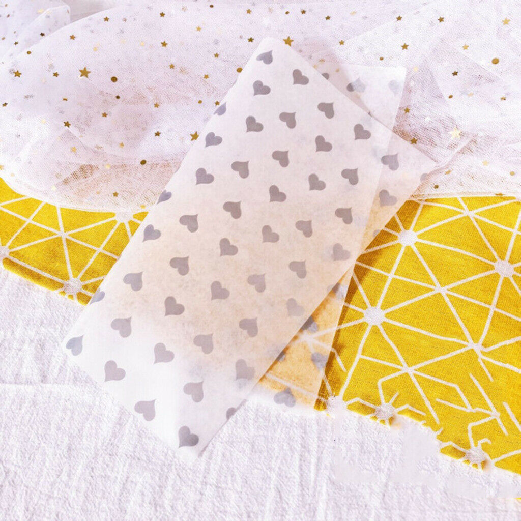 50 Nice Candy Paper Wrapping Candy Wrapper Wax Wrap Paper Wax Sheets 22x25cm