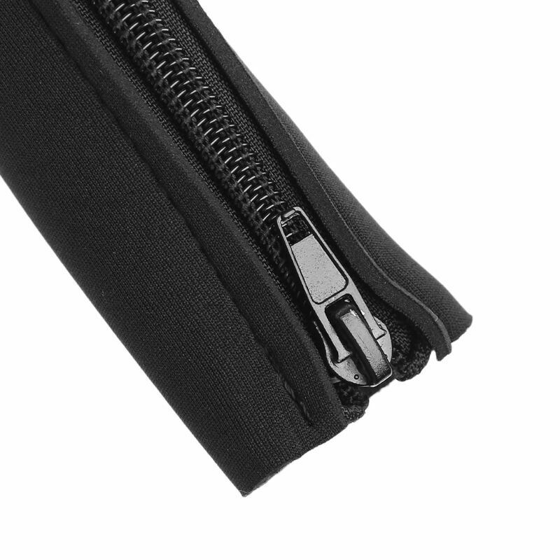 1Pc Neoprene Cable Management Sleeve Zipper Wrap Wire Ties Hider Cover Organizer