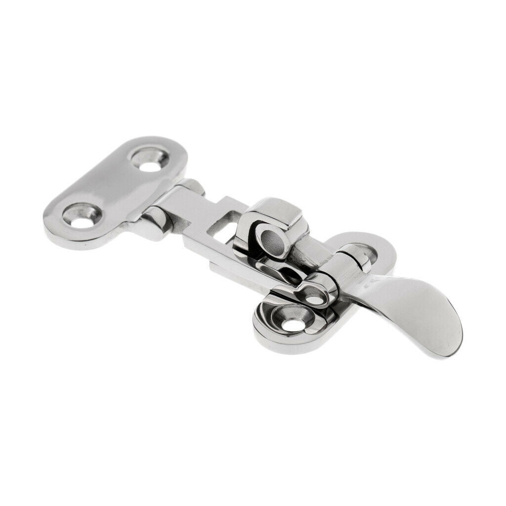 Stainless Steel Marine Boat Anti-Rattle Latches Hold Down Clamp 11cm x 5cm