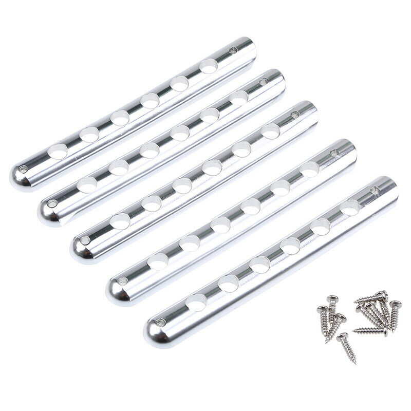 5PC Door Grab Handle Bar Inserts Cover Trim w/Screws Fits JEEP Wrangler 2007-17