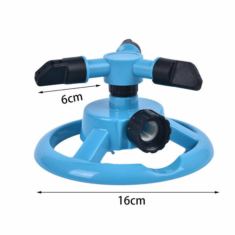 1x Garden Sprinklers Automatic Watering Lawn 360 Degree Rotating 3 Arms N.l8