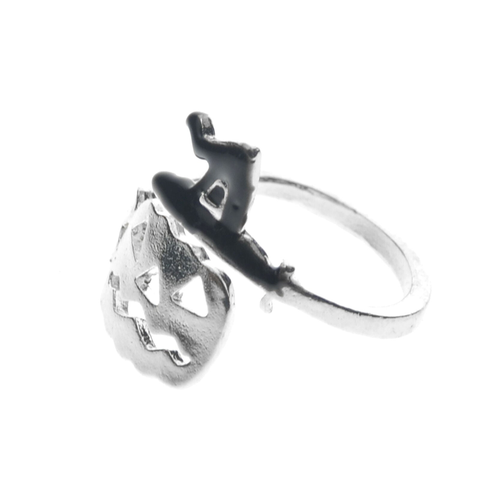 Adjustable Women's Open Rings Party Jewelry Cute Halloween Pumpkin Finger Ring