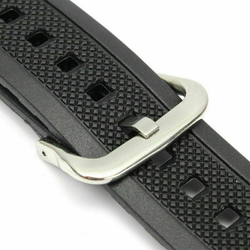 Replacement 18mm Watch Strap Band For SGW 300H SGW 400H SGW 300 SGW 400 Black