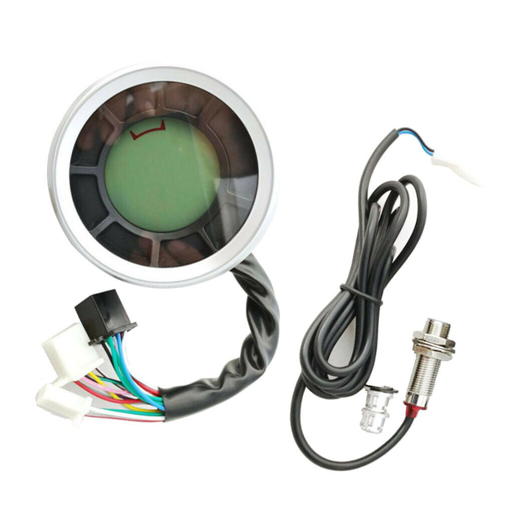 Speedometer Tachometer LCD Digital Backlight Motorcycle for 1,2,4 Cylinder