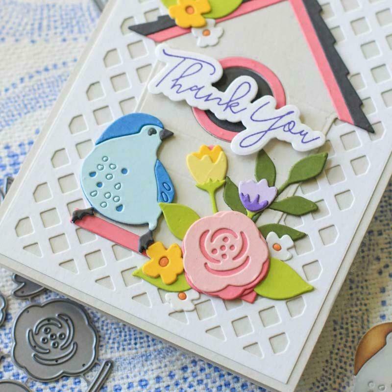 Bird House DIY Metal Cutting Dies Stencil Scrapbooking Album Paper Card Decor