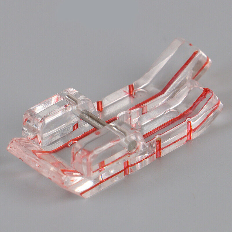 1PcsCenter Line PresserFoot for Multifunction Sewing Machines Plastic Lin.l8