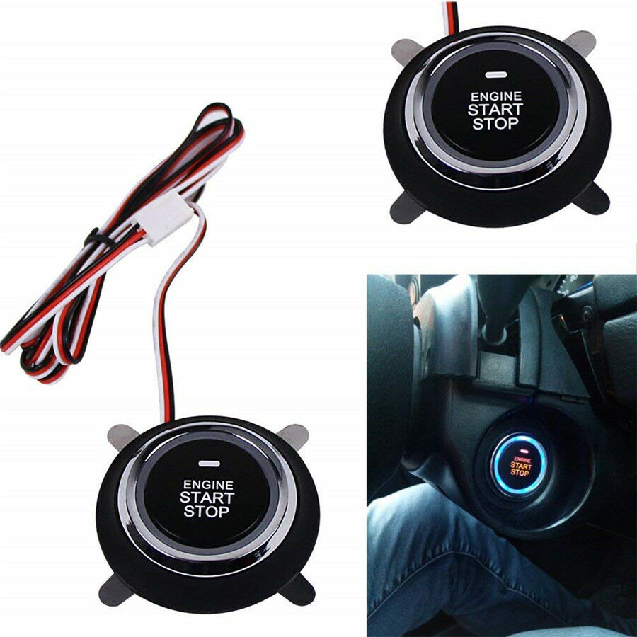 Autos Keyless Entry System Engine Ignition Starter Push Switch Start Stop Button