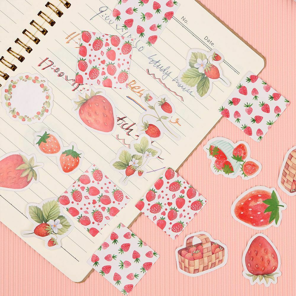 Cheese Decoration Self-adhesive Stickers Hand Account 45 Pcs/Set Photo Album