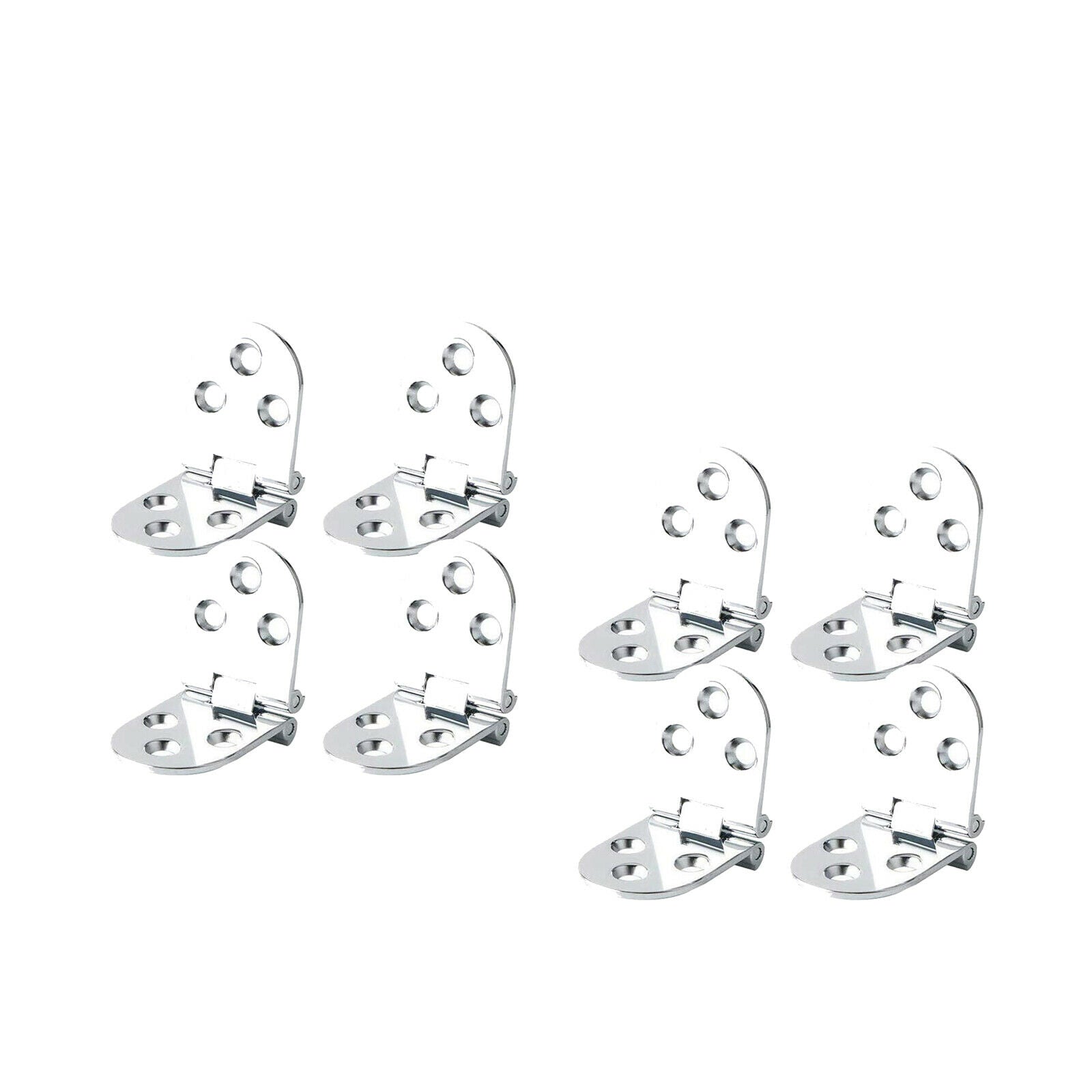 8-pack Stainless Folding Table Hinge for Cabinets Stable Durable Close Edit