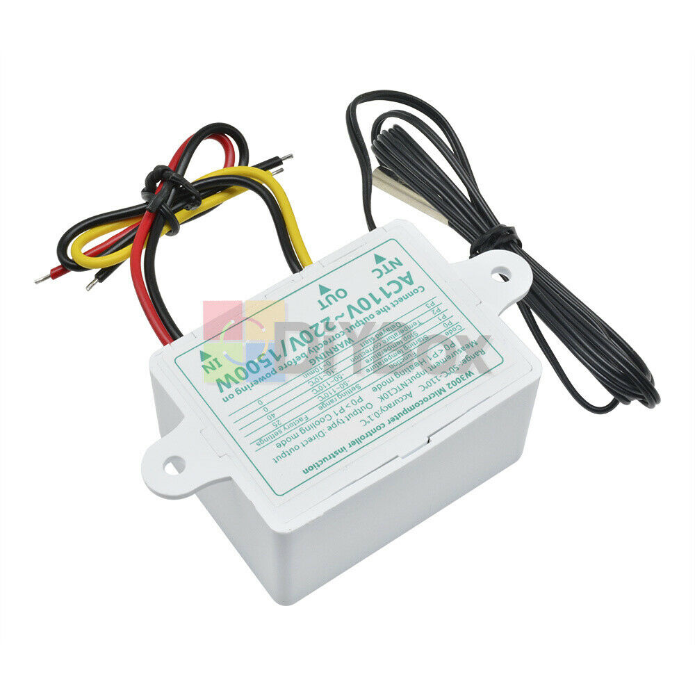 AC 110-220V Digital LED Temperature Controller Microcomputer Thermostat XH-W3002