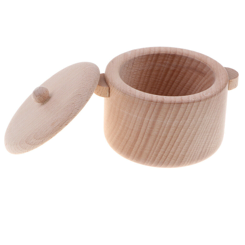 Wooden Frying Pan Set Kids Kitchen Imagination Kids Play Role Play